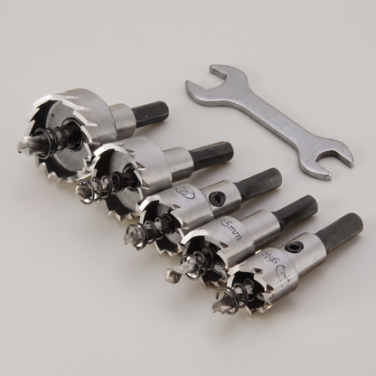 Hartmetall-Lochsägen-Bohrer-Set Vorderansicht