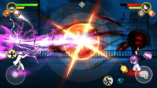 Pojedynek drużynowy w Stickman Cursed Fight 3v3